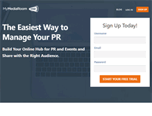 Tablet Screenshot of mymediaroom.com